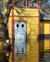 Highland Park flooding water